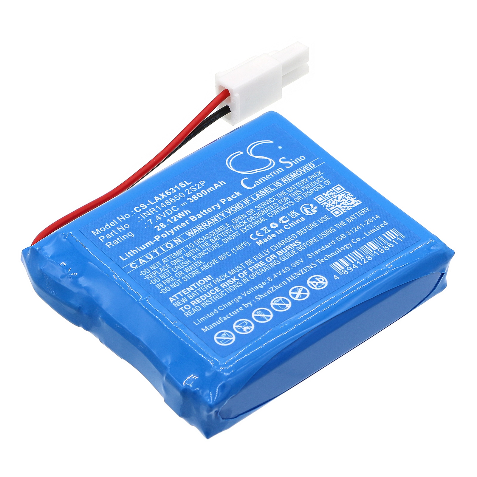 Batteri til diagnostisk scanner til Launch X631, X631+
