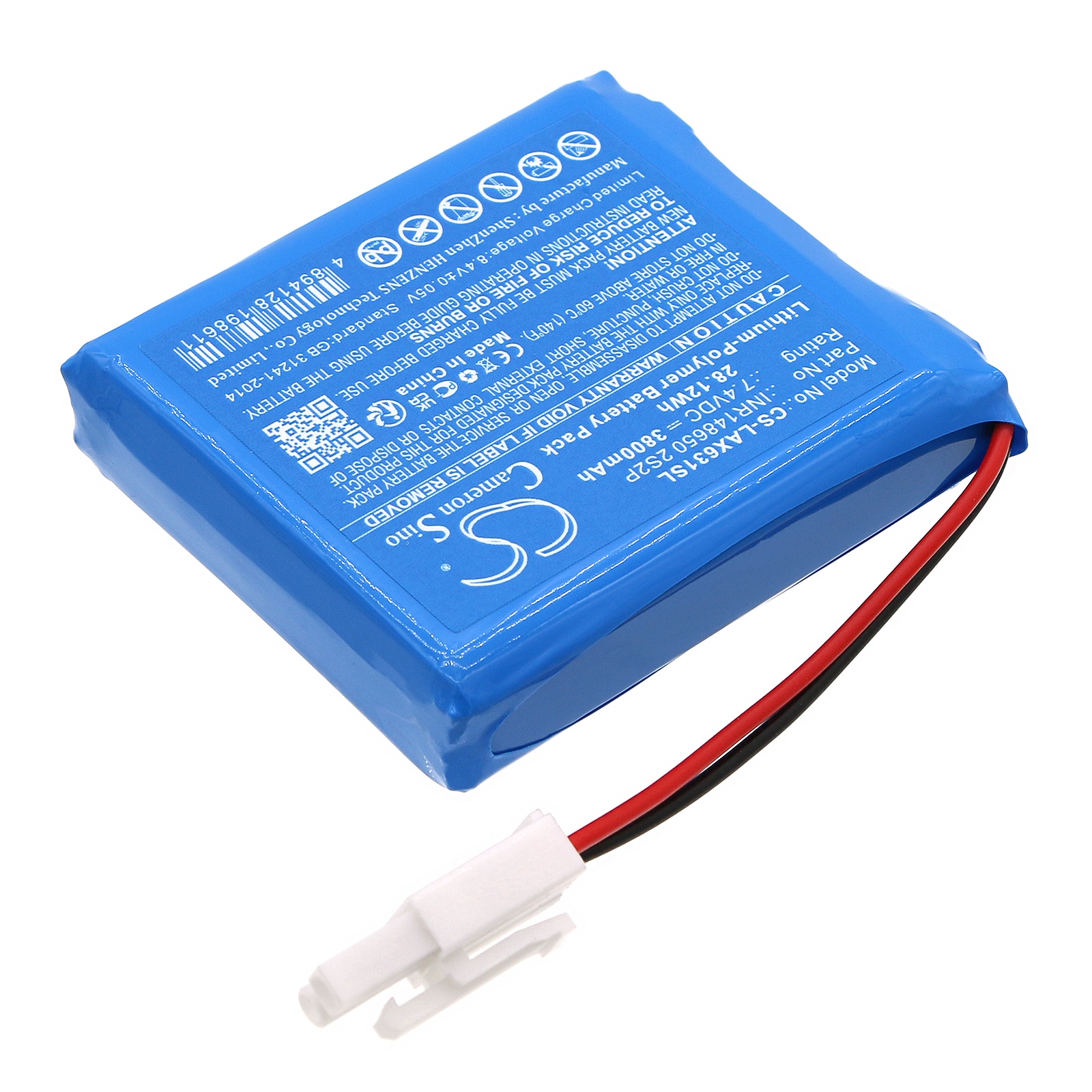 Batteri til diagnostisk scanner til Launch X631, X631+