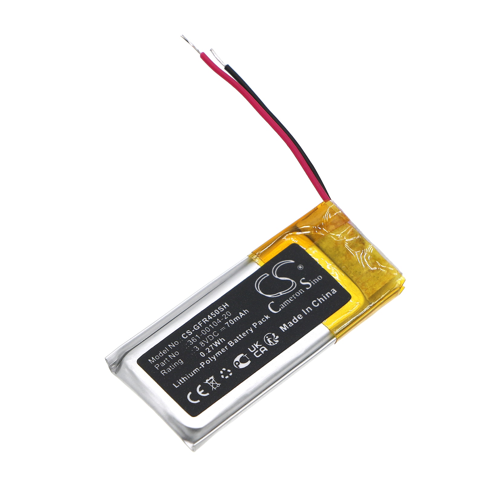 Batteri til smartwatch til Garmin Forerunner 45, Swim 2