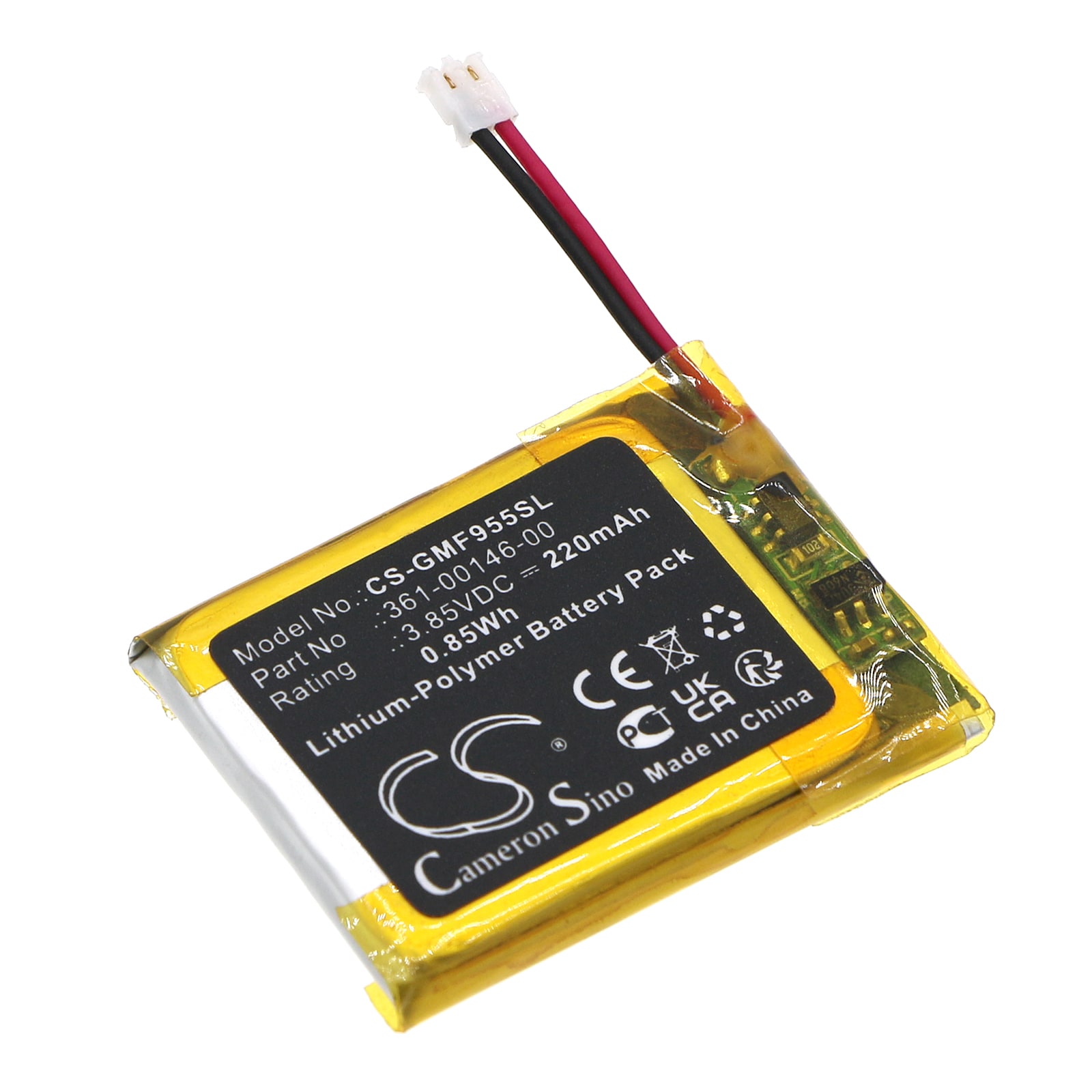 Batteri til smartwatch til Garmin Forerunner 955 Solar