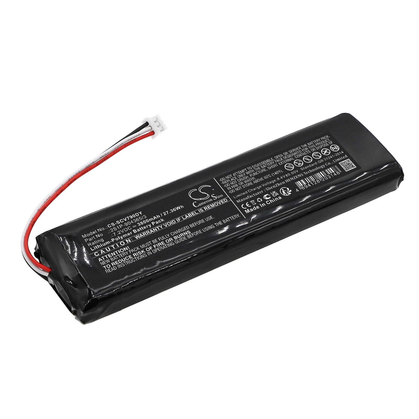 Batteri til dvd-afspiller til Sencor SPV7903T, SPV-7903T
