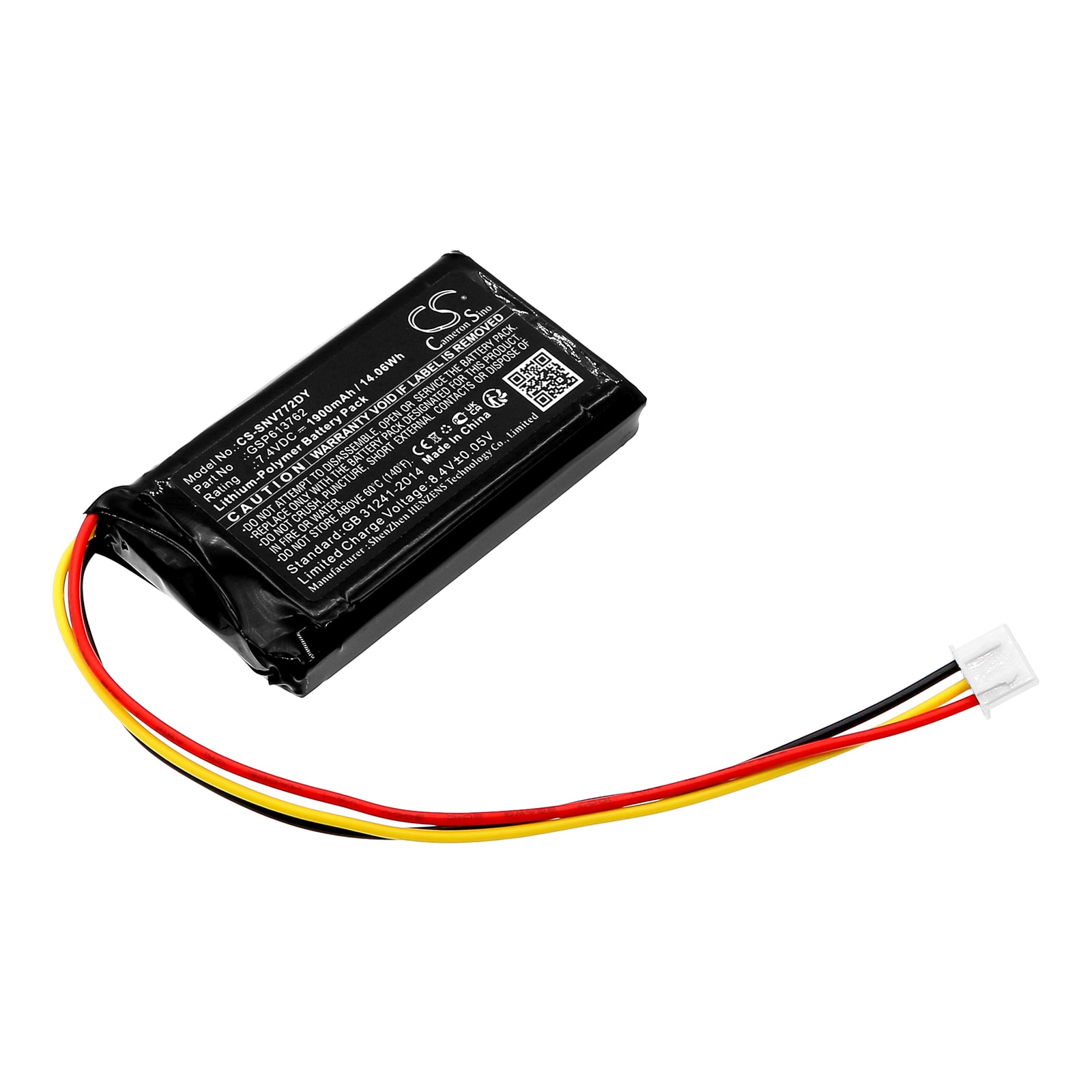 Batteri til dvd-afspiller til Sencor SPV7721, SPV-7721T