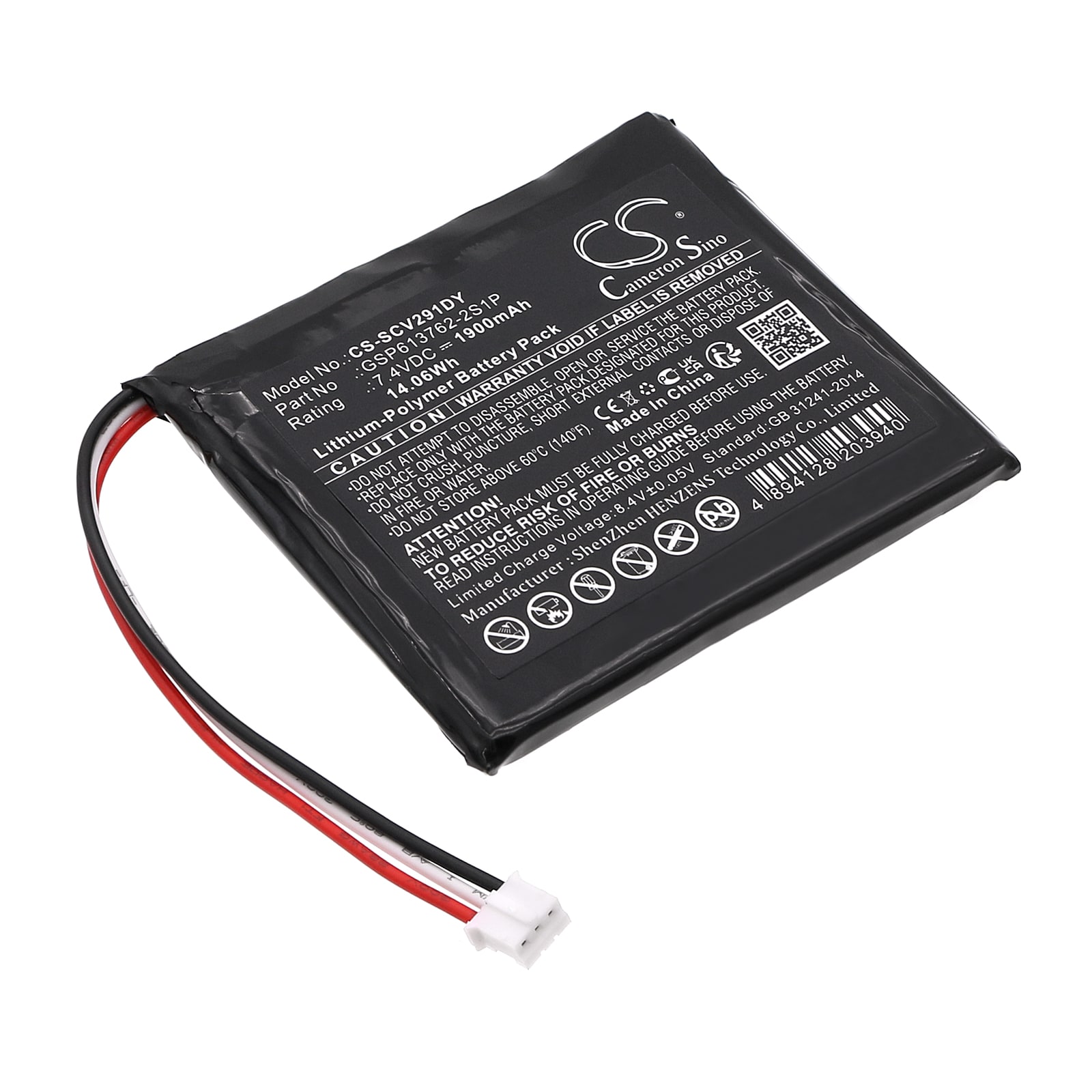 Batteri til dvd-afspiller til Sencor SPV2918, SPV2919, SPV 7912T