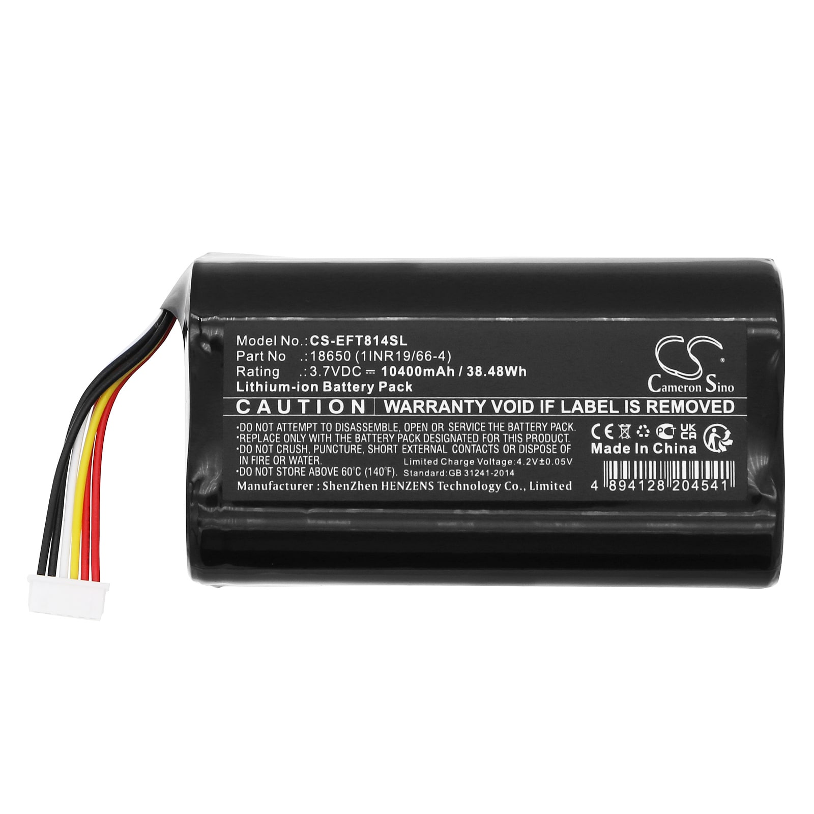 Batteri til Eufy Cam 2 Pro T8140R overvågningskamera / erstatningsbatteri 10400 mAh 3,7 V Li-ion