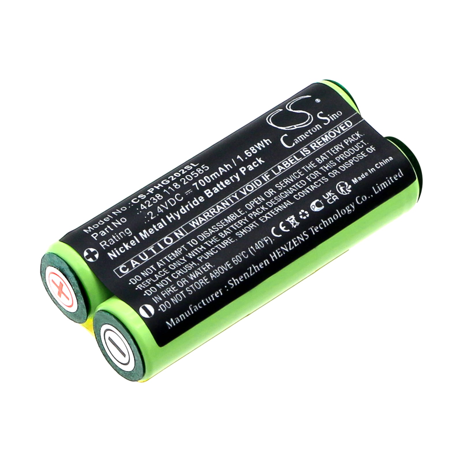Batteri til barbermaskine til Philips XA2029 Body Groomer, Norelco BG2028