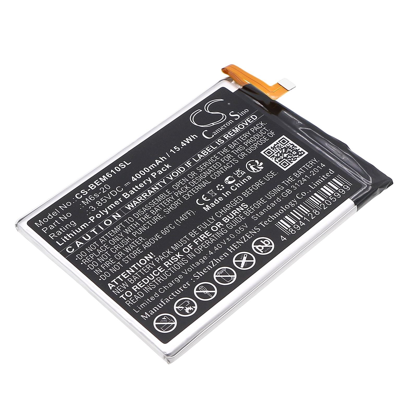 Batteri til SmartPhone, Mobil til Bea phone M6s Premium, M6s
