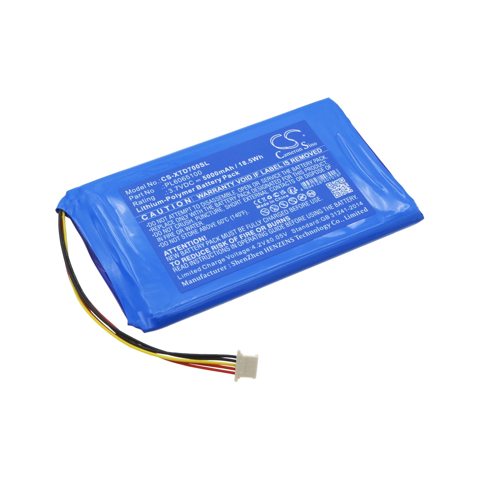 Batteri til diagnostisk scanner til XTOOL AutoPropad Basic Key Programmer og andre.