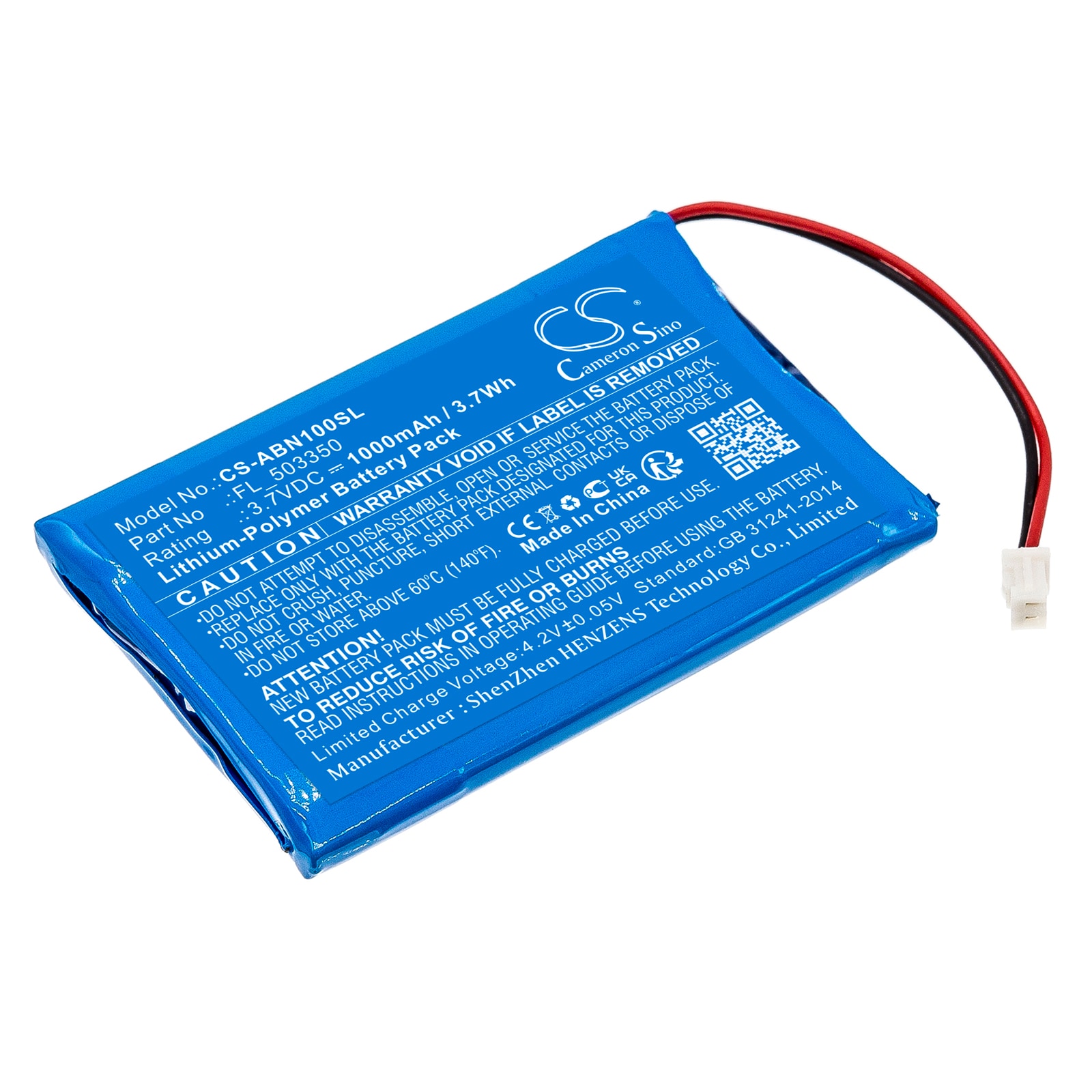 Batteri til spilkonsol til Anbernic RG Nano