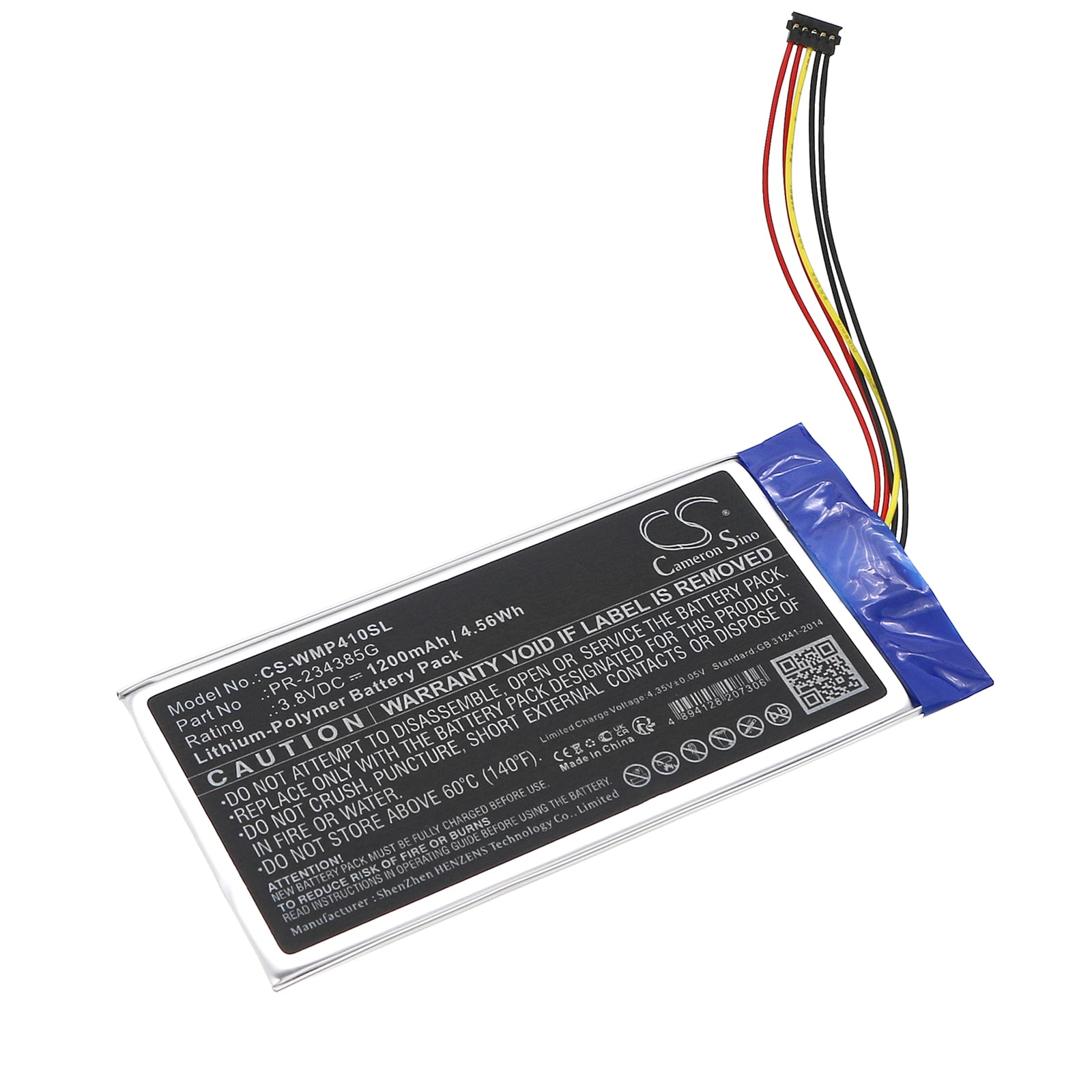 Batteri til digital tegneblok til Wacom CTL4100, CTL6100WL, CTL6100 og andre.