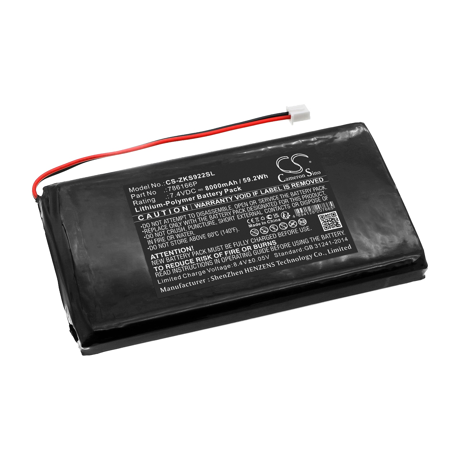 Batteri til timer til ZKTeco S922