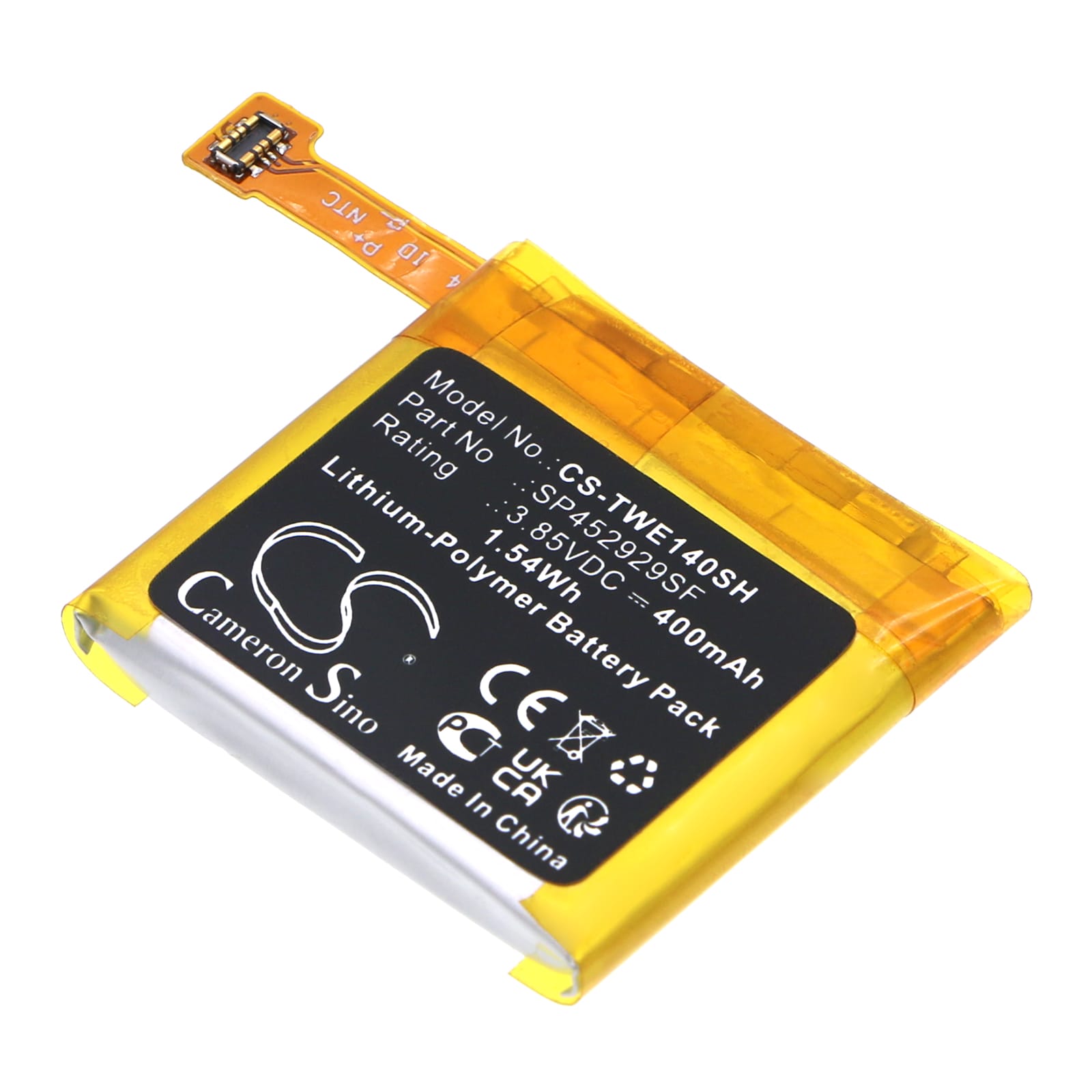 Smartwatch-batteri til Ticwatch Pro, Pro 4G