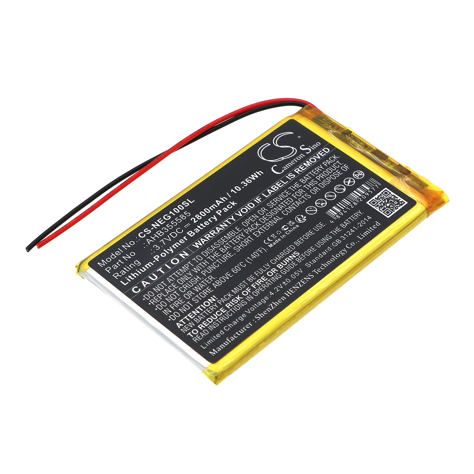 Batteri til spilkonsol til SNK Neo Geo X Gold håndholdt konsol