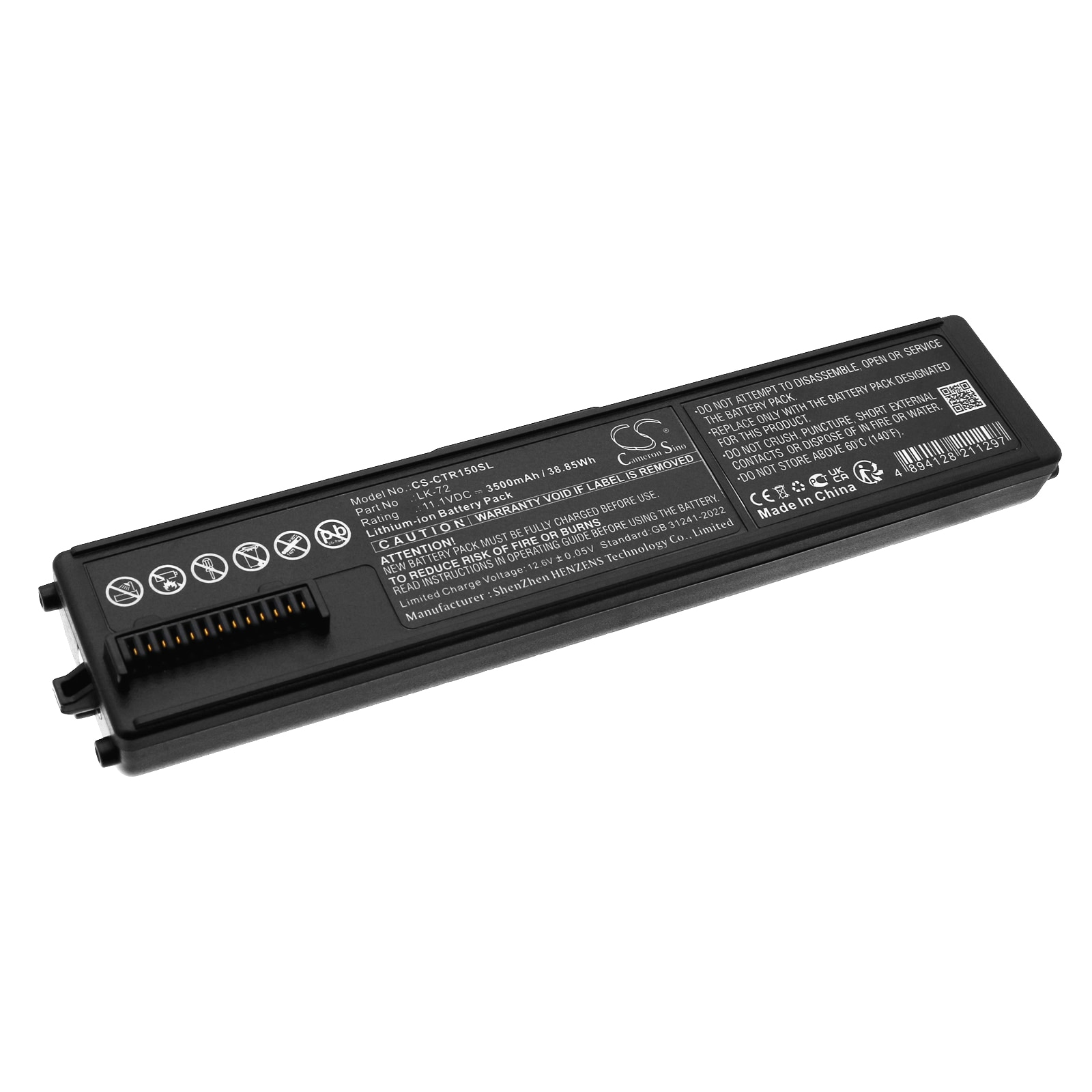 Batteri til printer til Canon Pixma TR150 bærbar printer