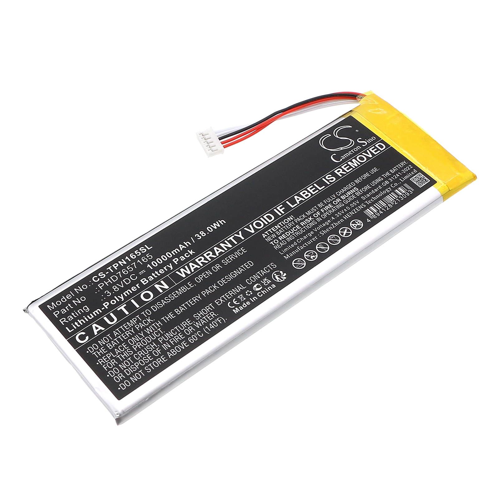 Batteri til diagnostisk scanner til Topdon UltraDiag Diagnostic Scan Tool