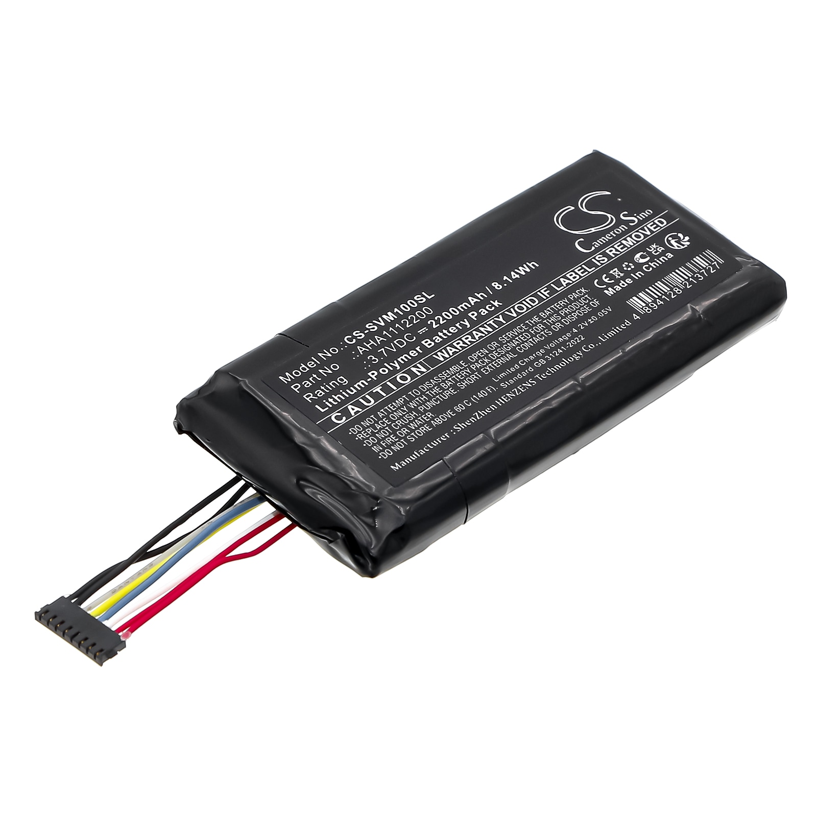 Batteri til fjernbetjening til Savant Pro REM-1000 Touchscreen Remote Control