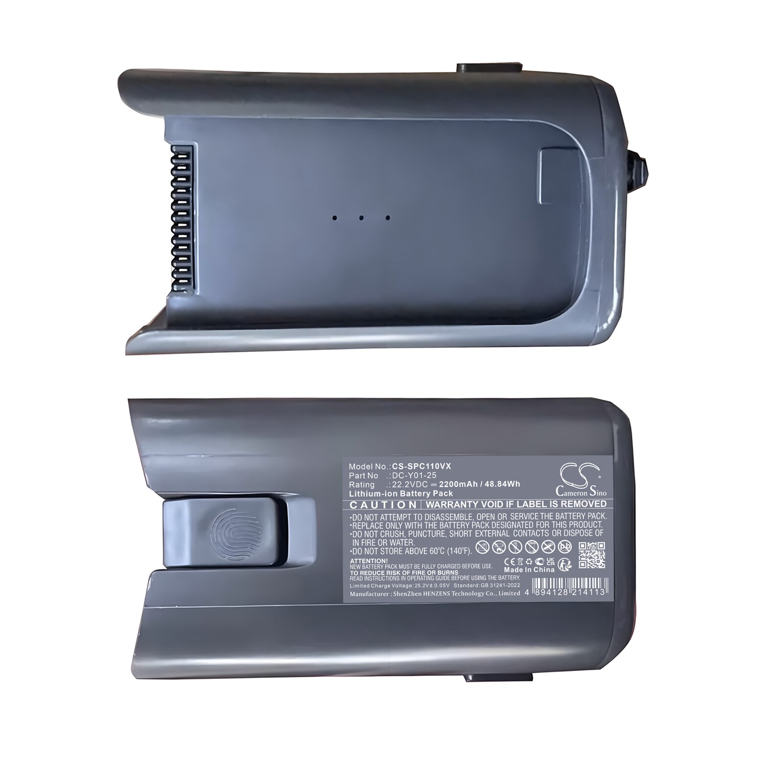 Batteri til støvsuger til SUPRO EVS-C11 MAX, EVS-C11 MAX-DC