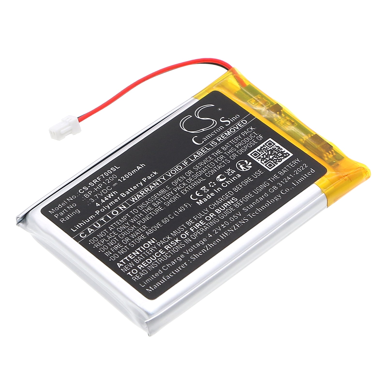 Batteri til trådløst headset til MDR-DS7000, MDR-RF7000, MDR-RF7100