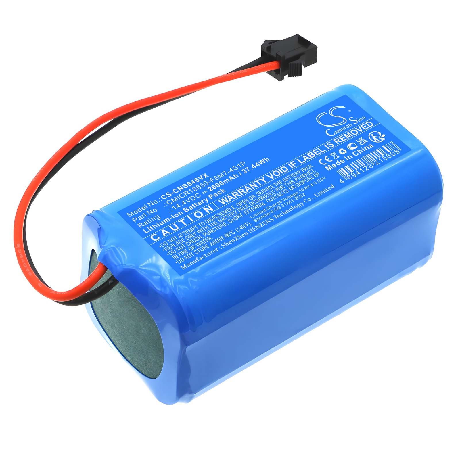 Batteri til vakuum til Cecotec 05846, Conga Eternal Laser Vital osv.