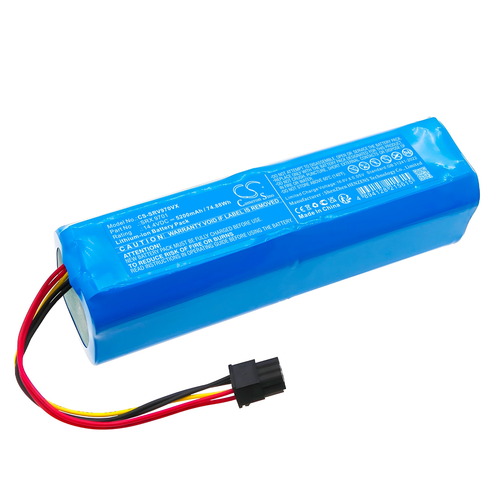 Batteri til støvsuger til Sencor SRV 9790BK