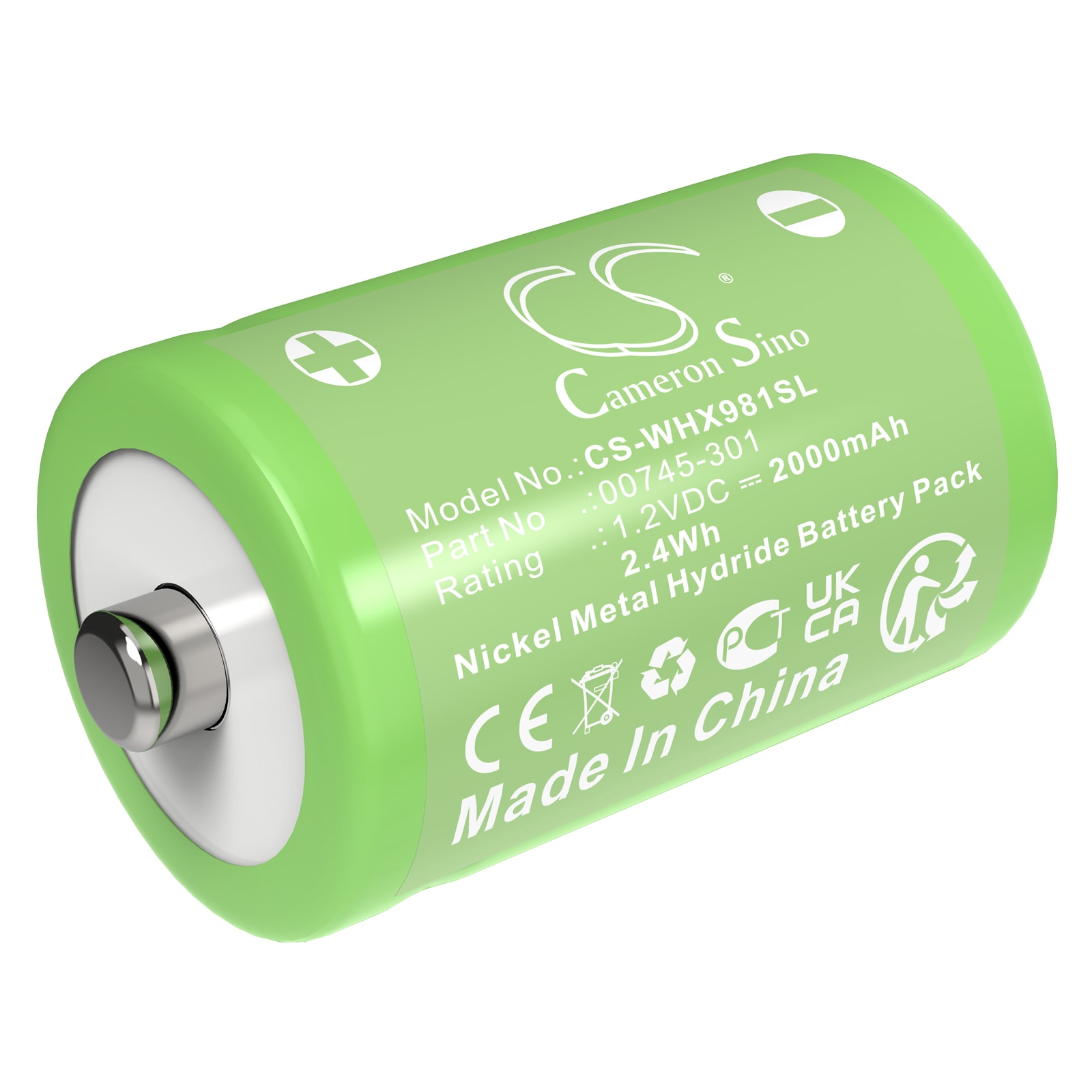 Batteri til barbermaskine til Wahl 7060, 9020, 9326 osv.