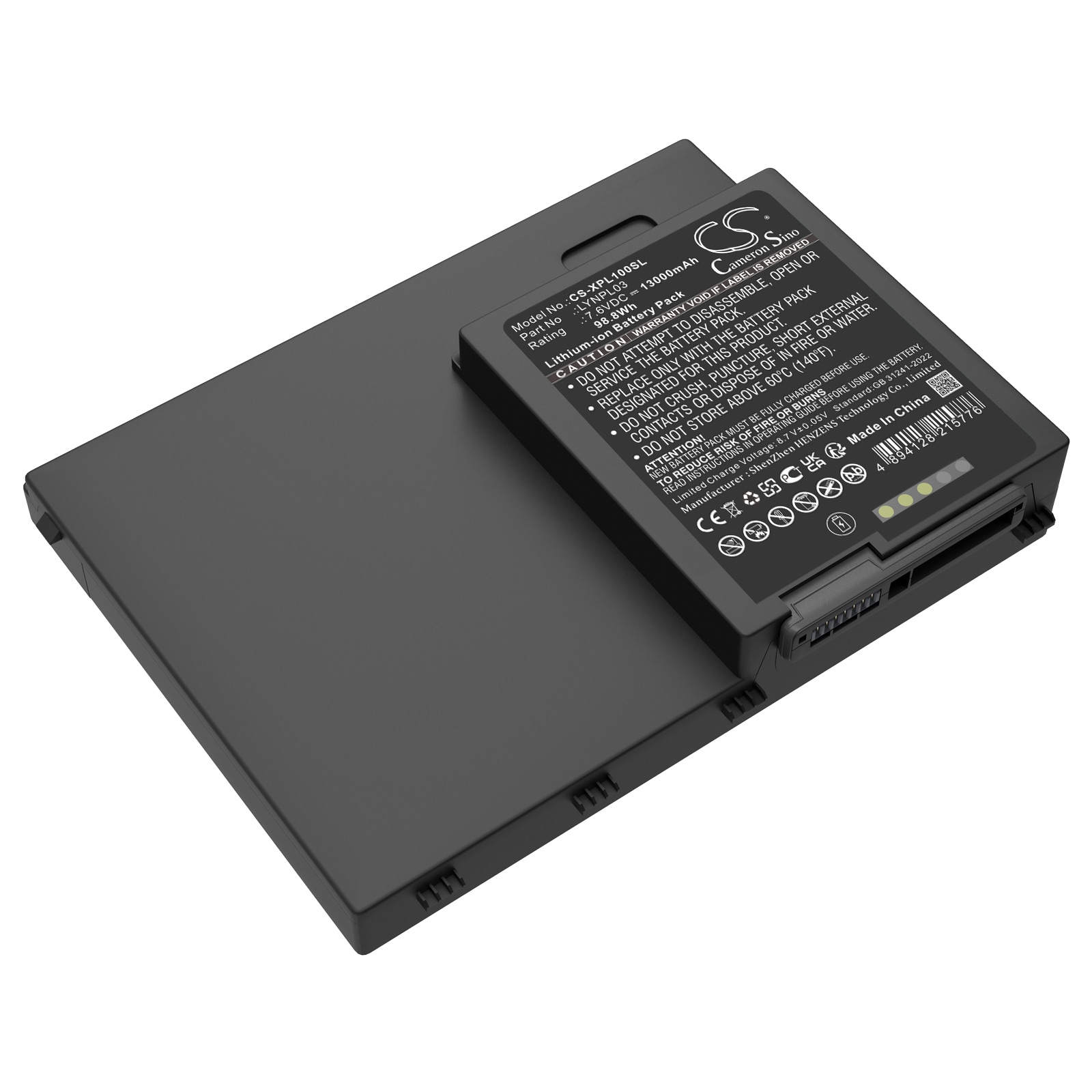 Batteri til tablet til Zebra Xbook L10, Xslate L10
