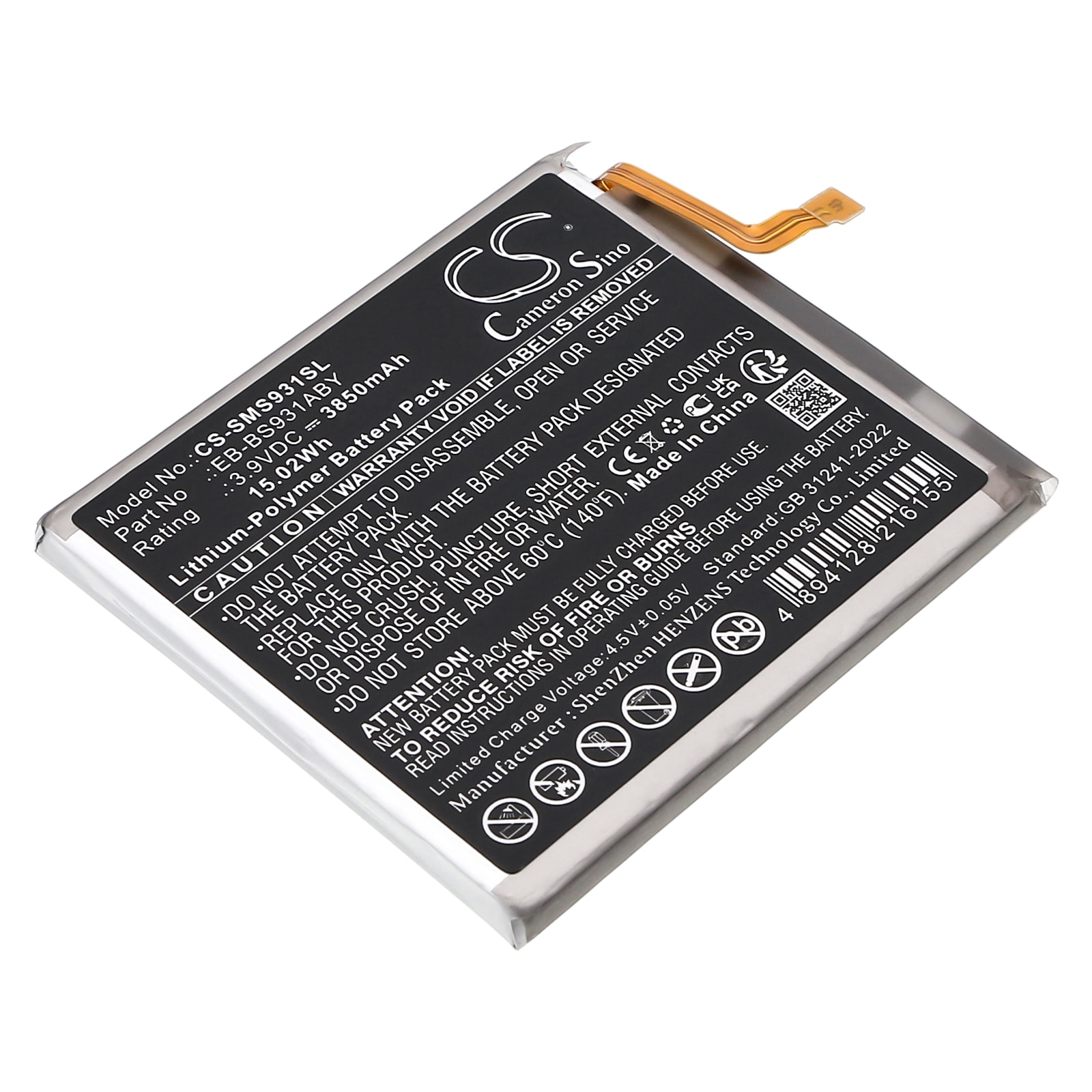 Batteri til SmartPhone, Mobil til Samsung Galaxy S25 5G, SM-S9310, SM-S931B og andre.