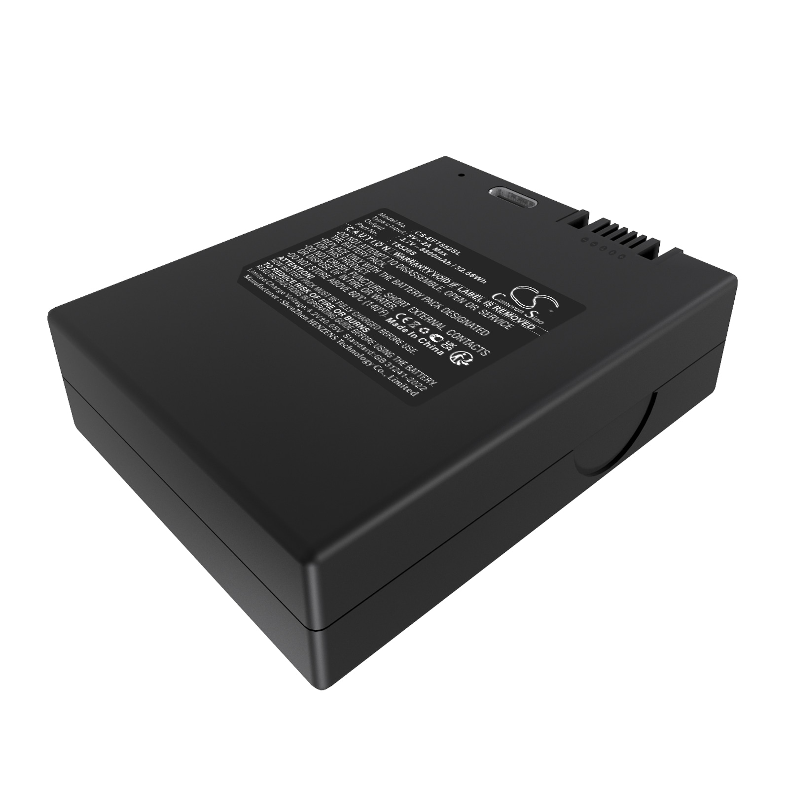 Batteri til sikkerhedskamera til hjemmet til Eufy E330, S330 og andre