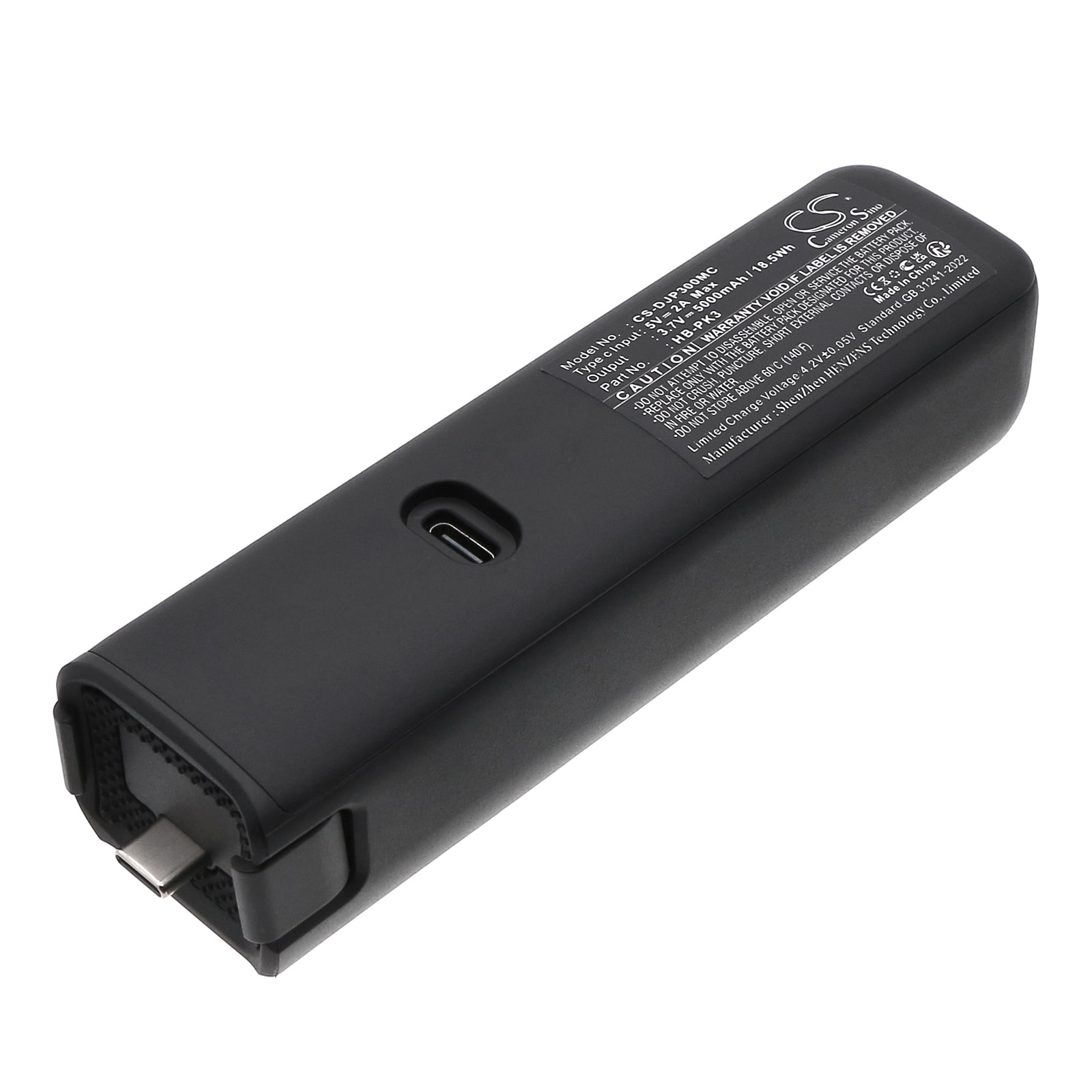 Batteri til gimbals til DJI Osmo Pocket 3 batterihåndtag