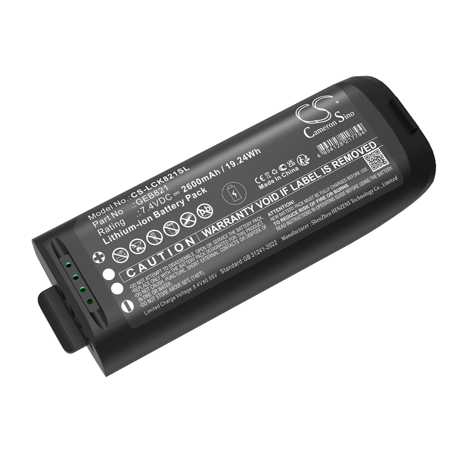 Batteri til test, undersøgelse, udstyr til Leica BLK2GO