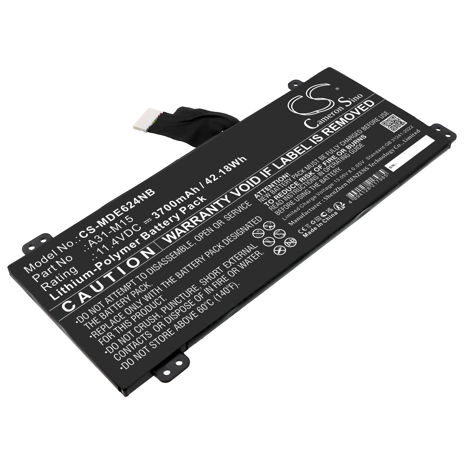 Batteri til notebook, laptop til Medion Akoya E6245 og andre
