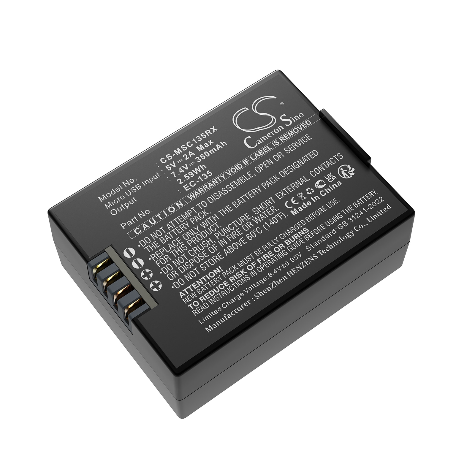 Batteri til droner til Modster AFX-135, DRF 25327