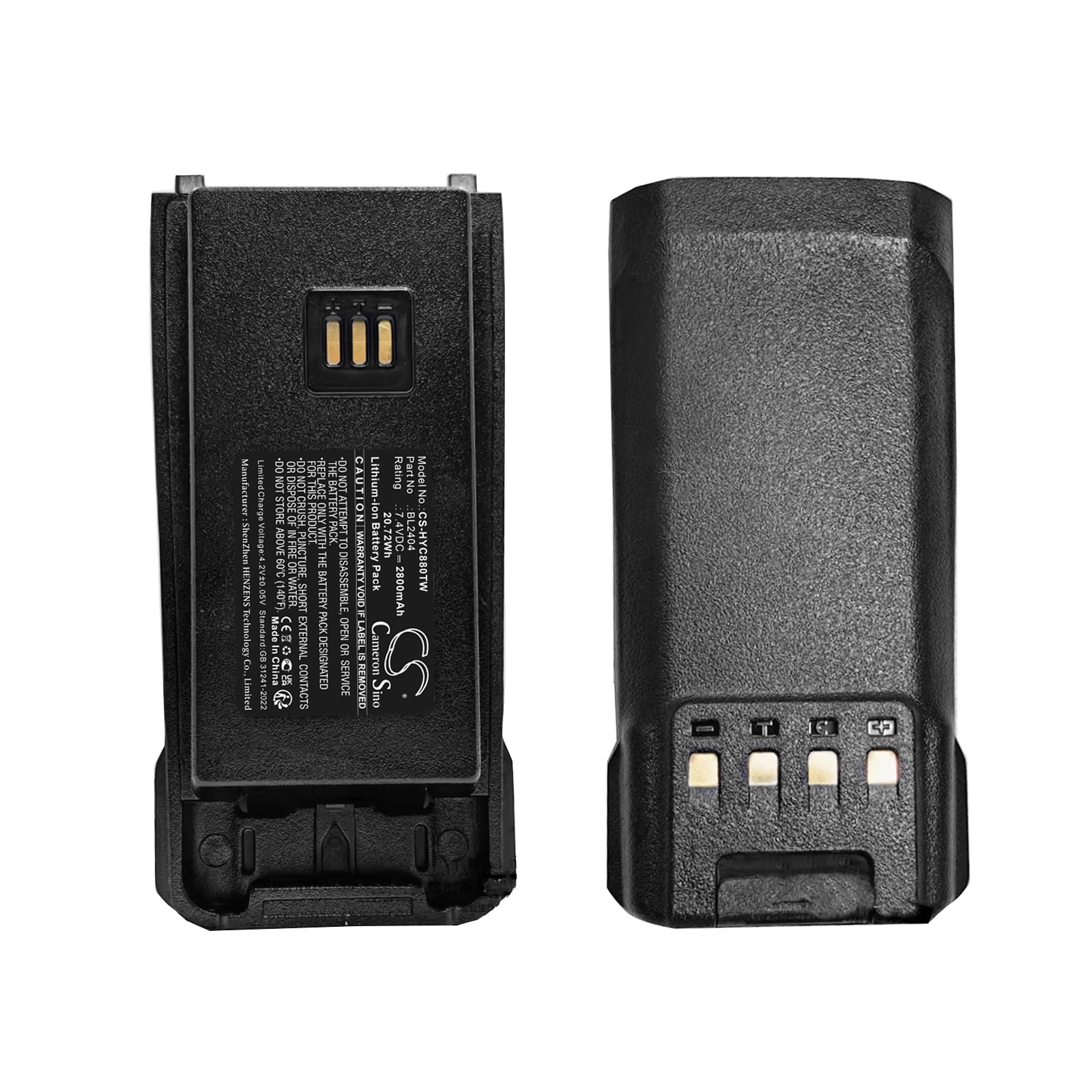 Batteri til tovejsradio til Hytera TC-880GM, TC-890GM