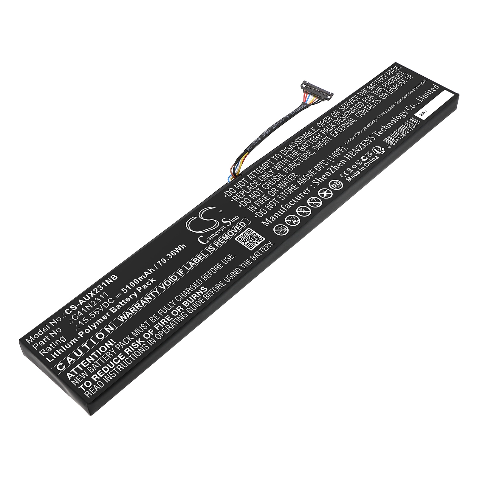 Batteri til notebook, bærbar computer til Asus ROG Ally X