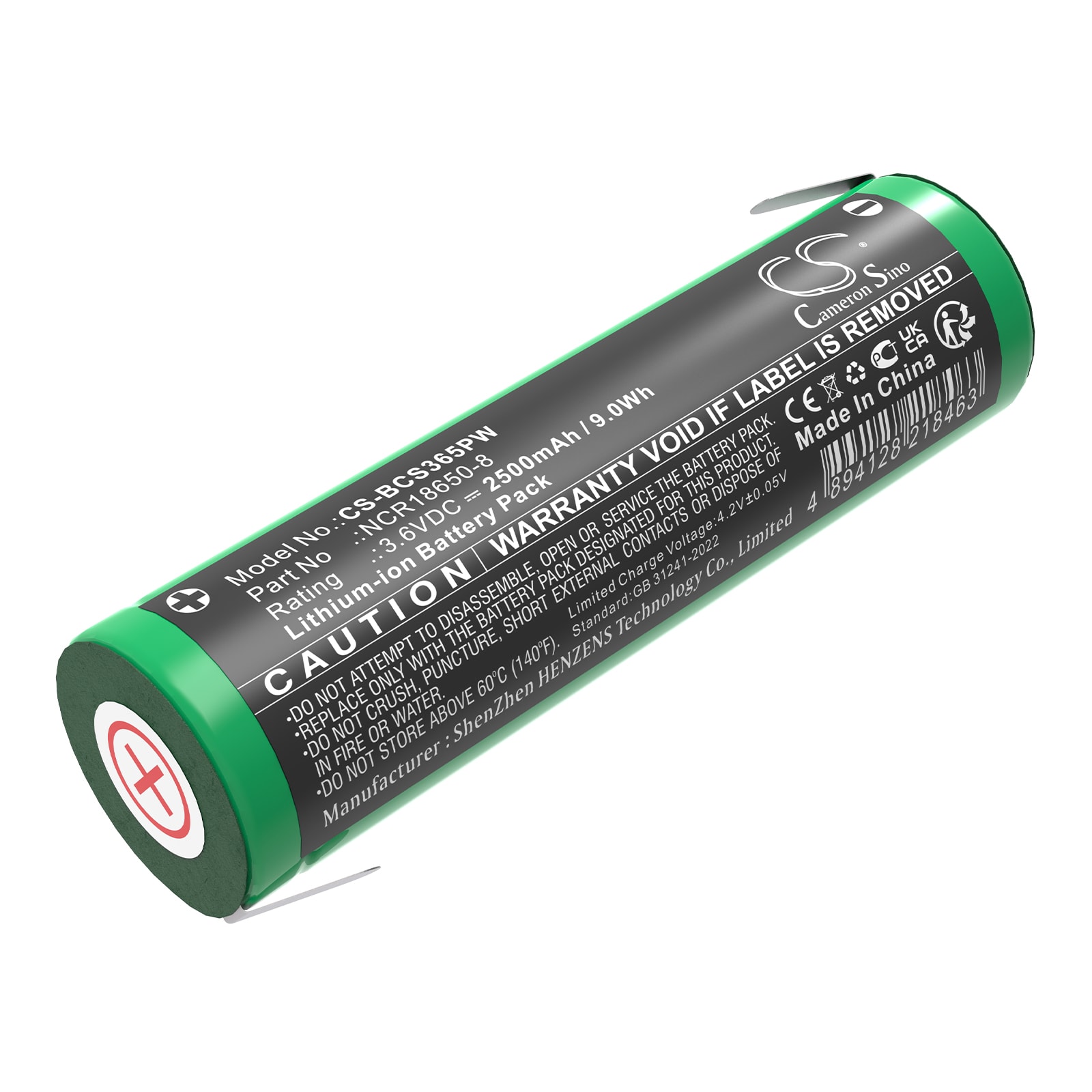 Elværktøjsbatteri til Black & Decker BDCS40G Type 1, CS3652LC, CS3652LC Type 2 og andre.