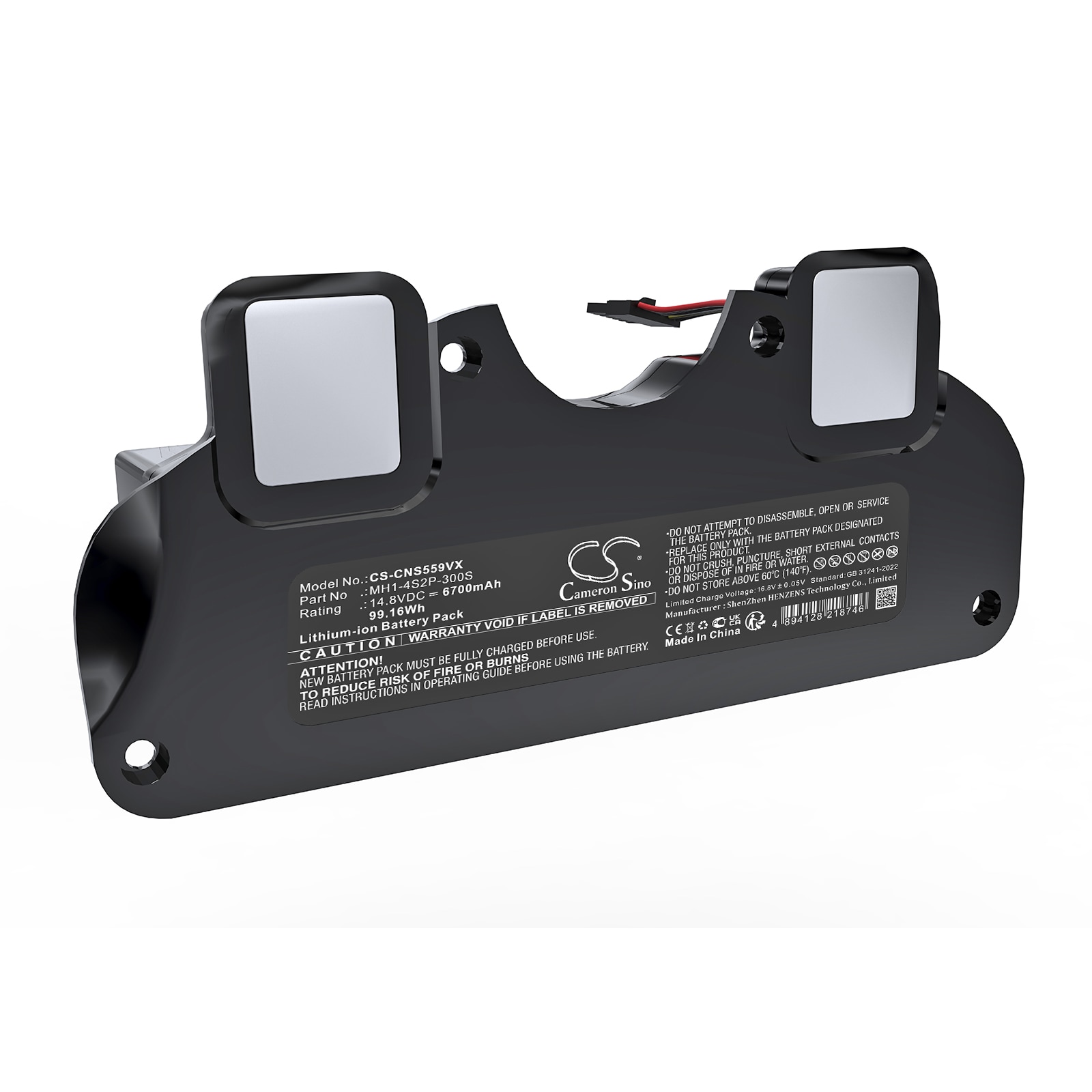 Batteri til støvsuger til CECOTEC Conga 5090, Conga 5490, Conga 6090 osv.