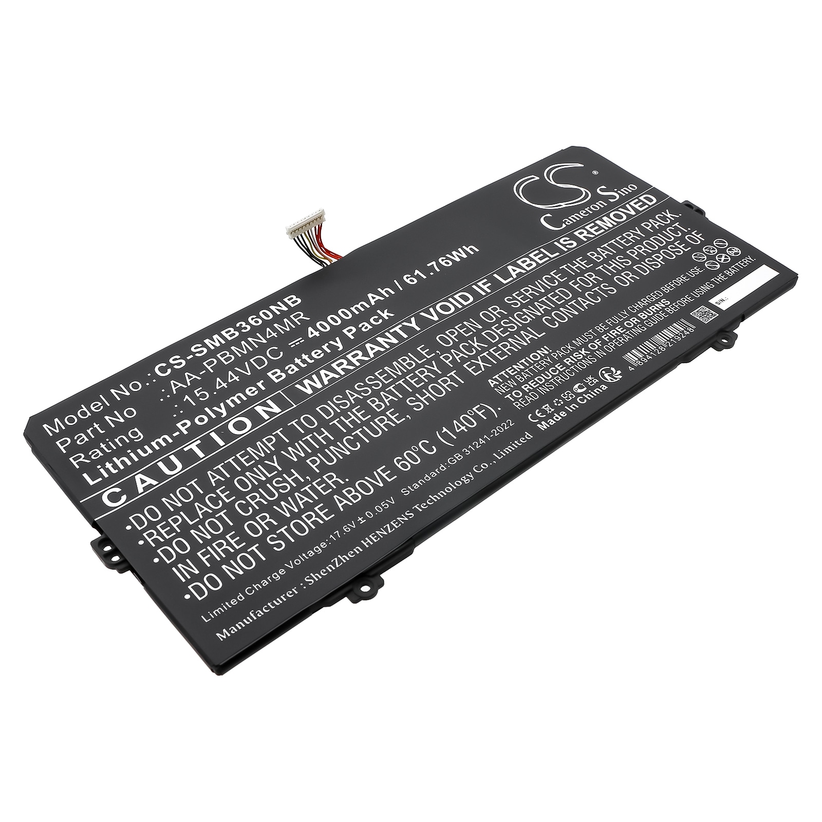 Batteri til notebook, bærbar computer til Samsung GALAXY BOOK PRO NP930XDB-KD1HK og andre