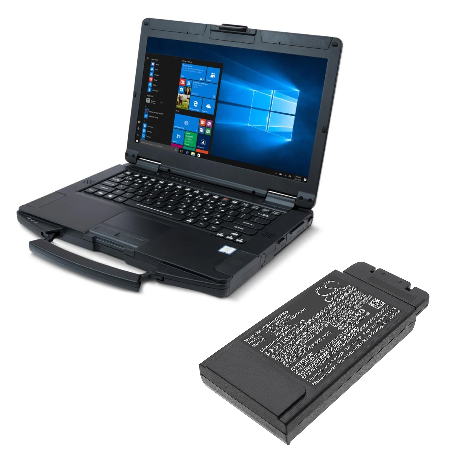 Batteri til notebook, bærbar computer til Panasonic Toughbook FZ-55 MK1
