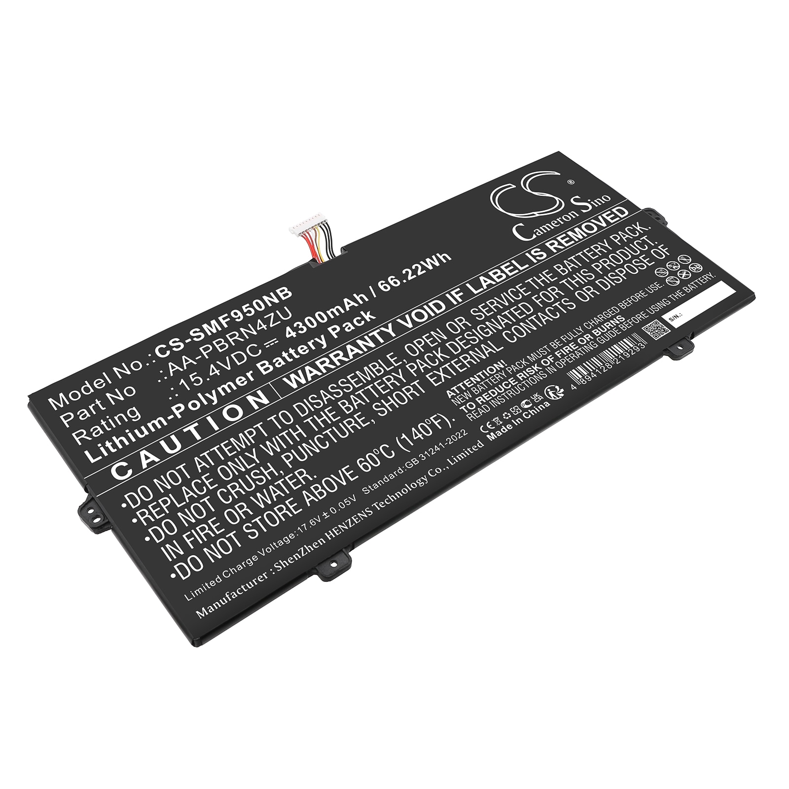 Batteri til notebook, bærbar computer til Samsung 930QCJ, 930XCJ, 950XCJ og andre