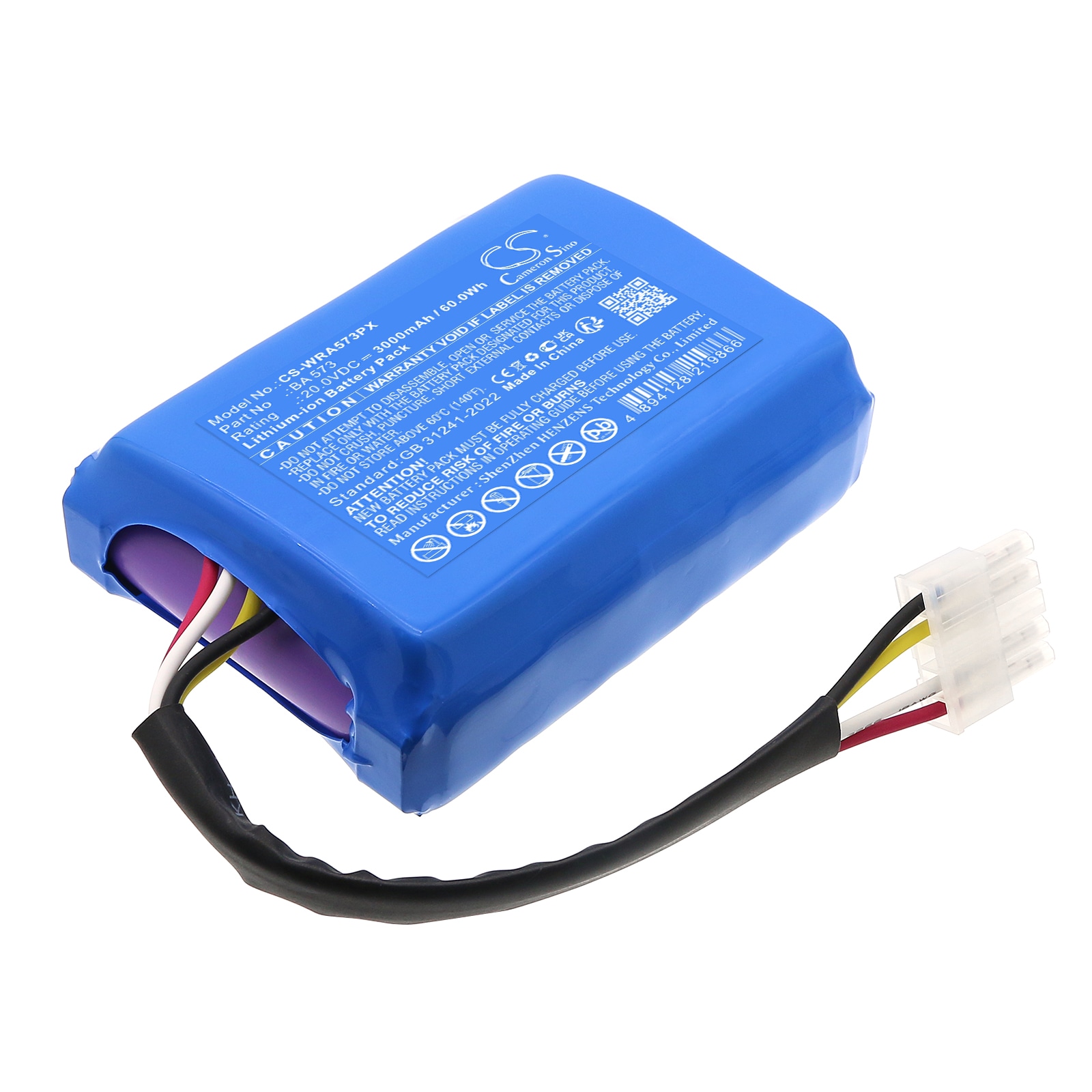 Batteri til Mowox RM 1000 WiU-SN, RM 500 WIU-SN, RM 700 BTU-SN og andre