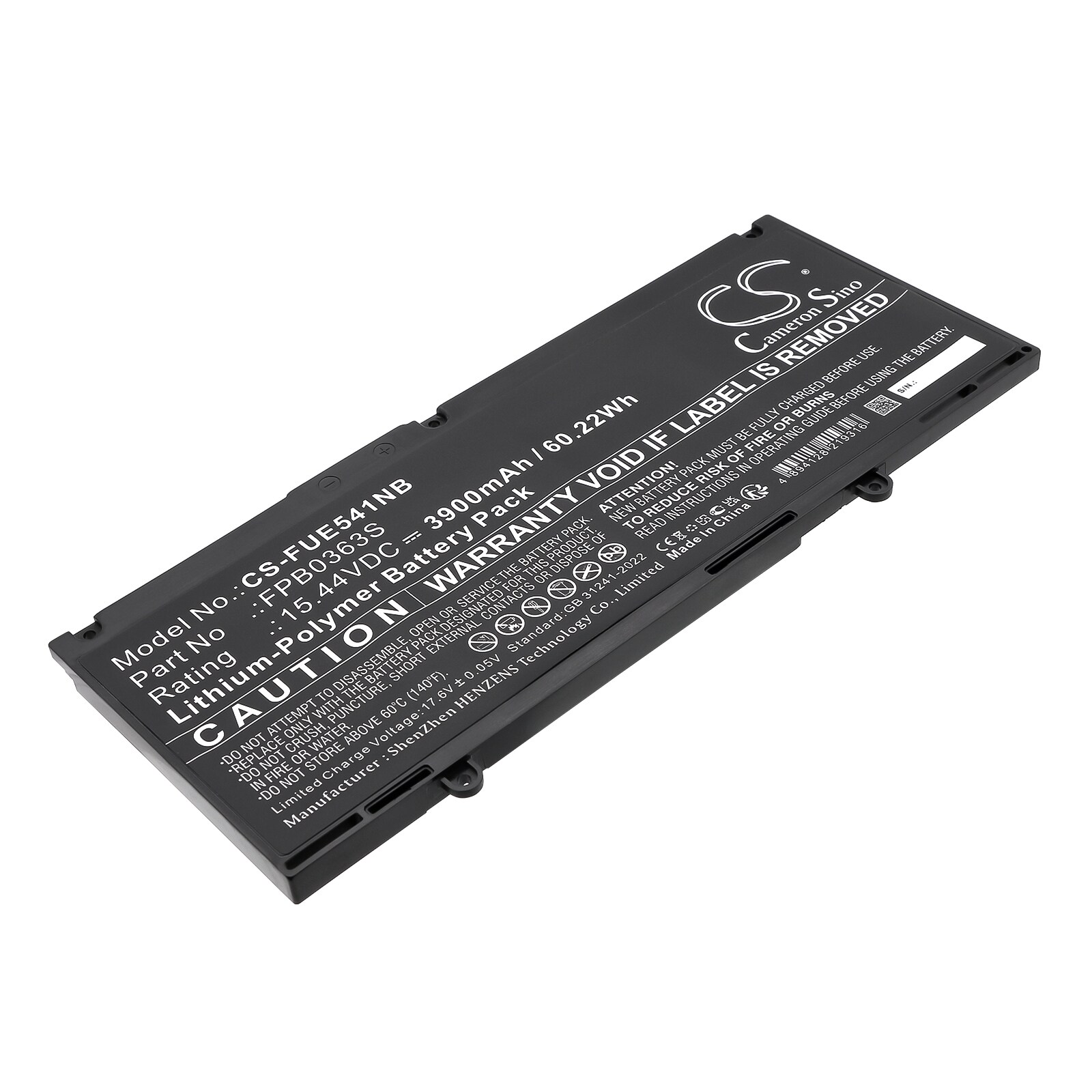 Batteri til notebook, bærbar computer til Fujitsu LIFEBOOK E5413, LIFEBOOK U7312 og andre.