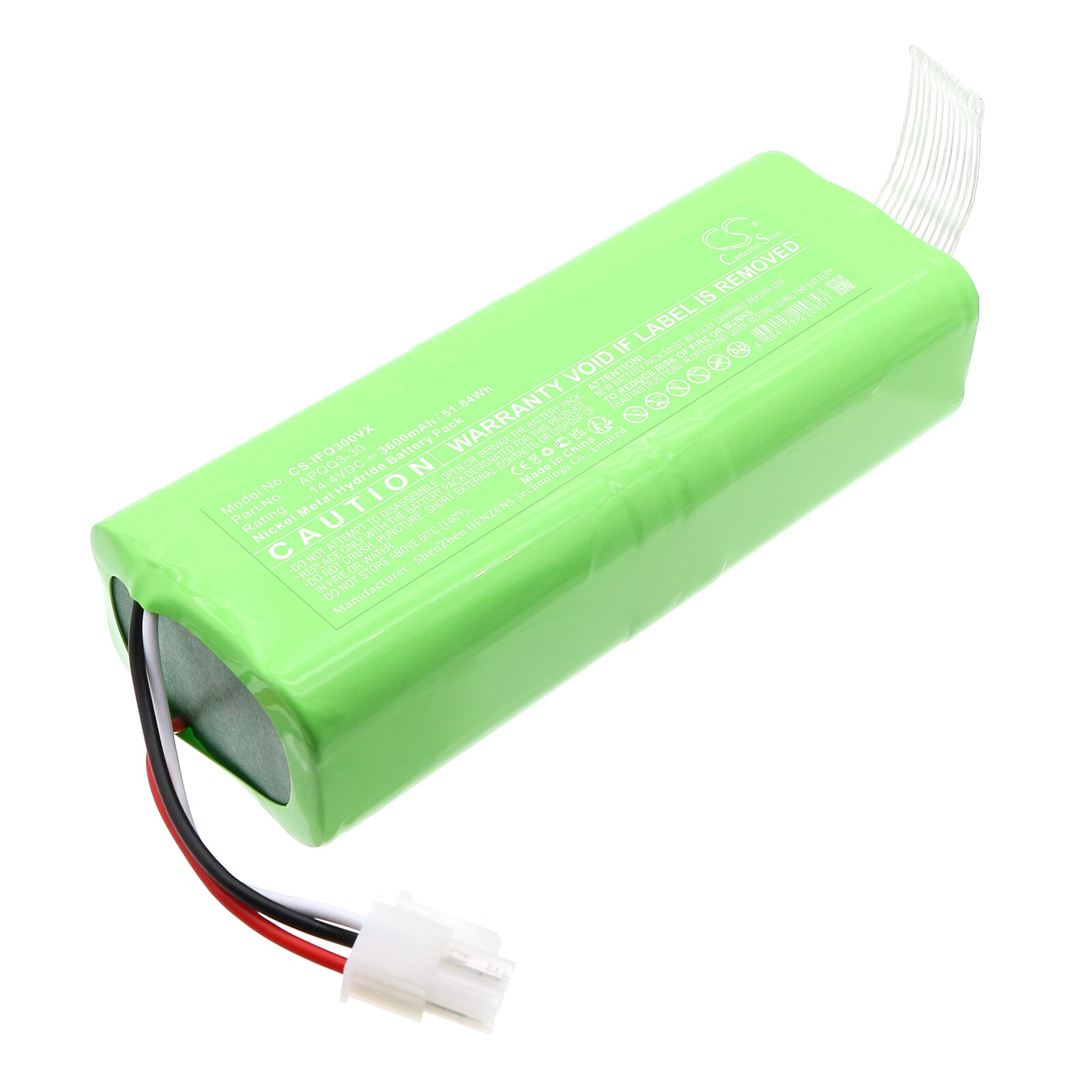 Batteri til støvsuger til Infinuvo Cleanmate QQ-3, Cleanmate QQ-3L, Cleanmate QQ-3LT og andre.