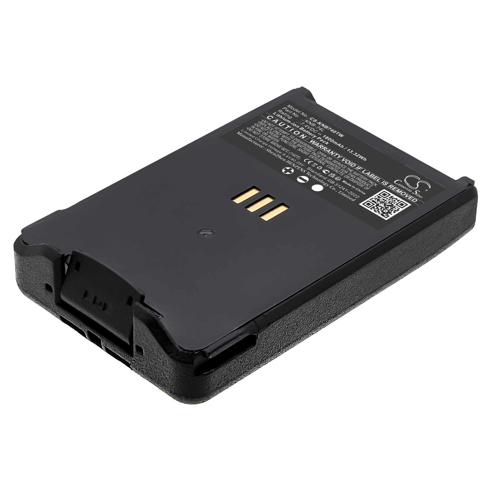 Batteri til tovejsradio til Kenwood TH-D74, TH-D74A, TH-D74E osv.