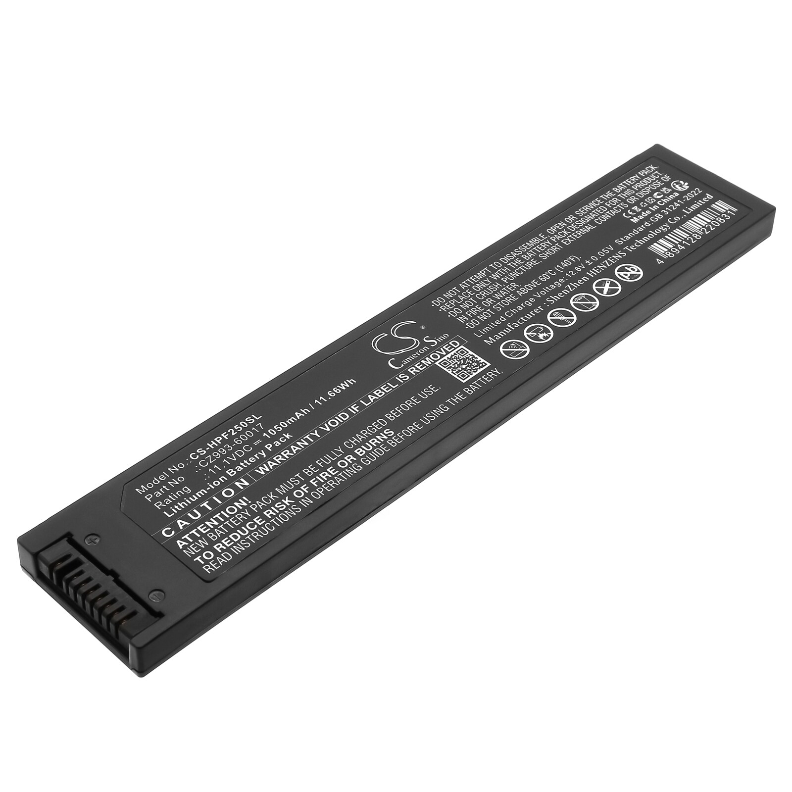 Batteri til printer til HP HP OfficeJet 200 Mobile Printer og andre