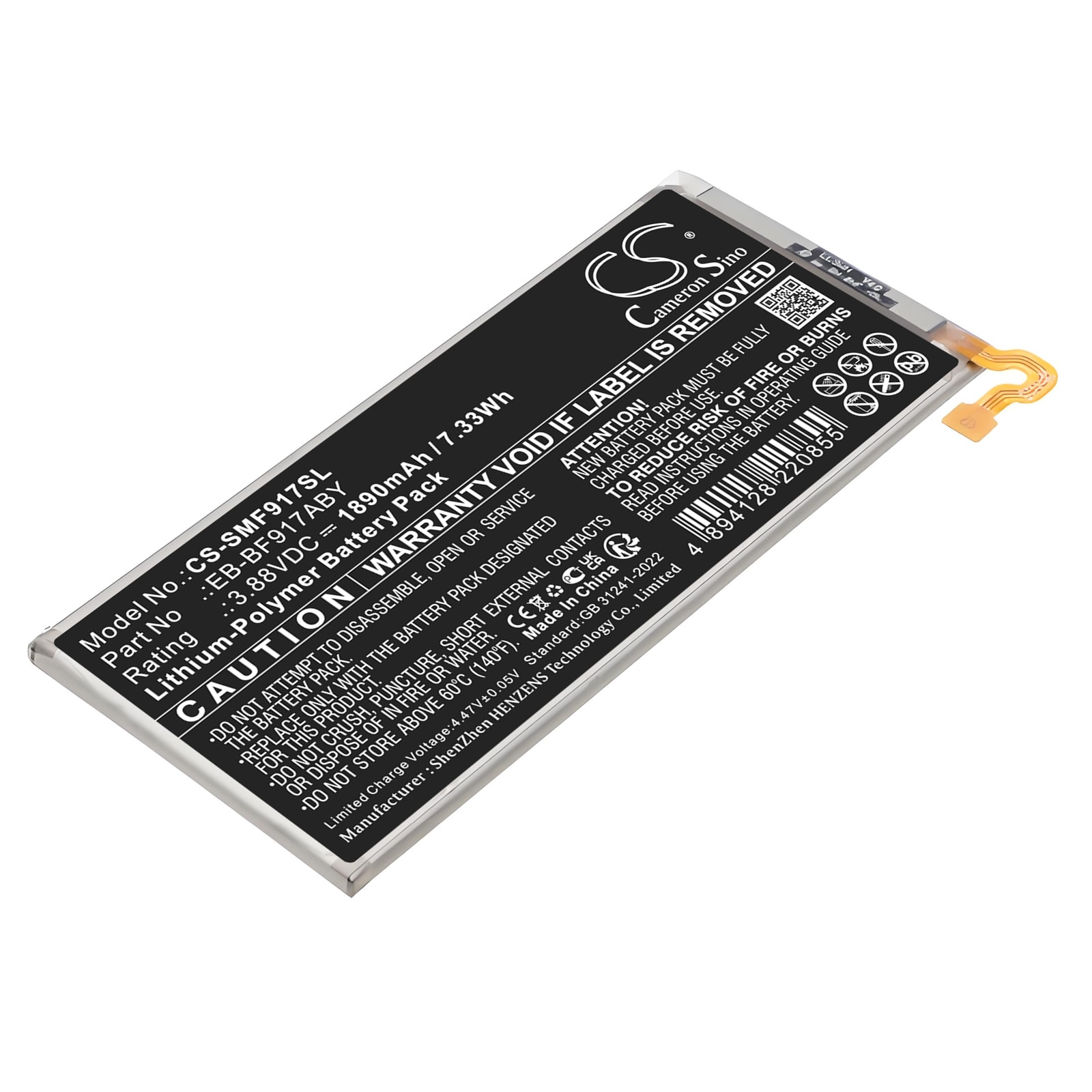Batteri til SmartPhone, Mobil til Samsung Galaxy W21 5G, Galaxy Z Fold2 og andre.