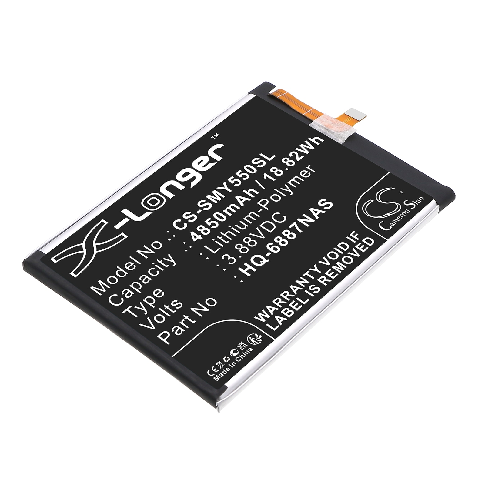Batteri til SmartPhone, Mobil til Samsung Galaxy F55 5G, Galaxy M55 5G og andre.