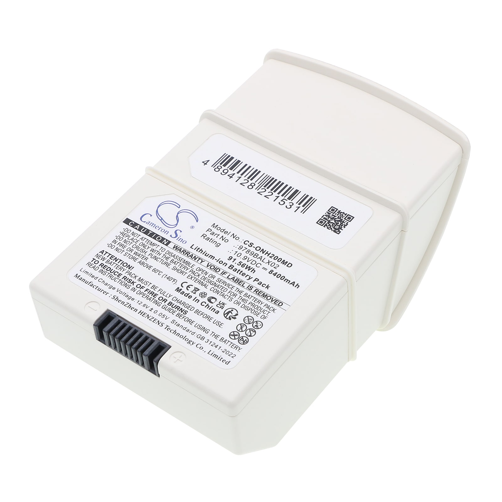 Batteri til medicinsk udstyr til Onyx Healthcare OPM-P02T, OPM-P02T-00