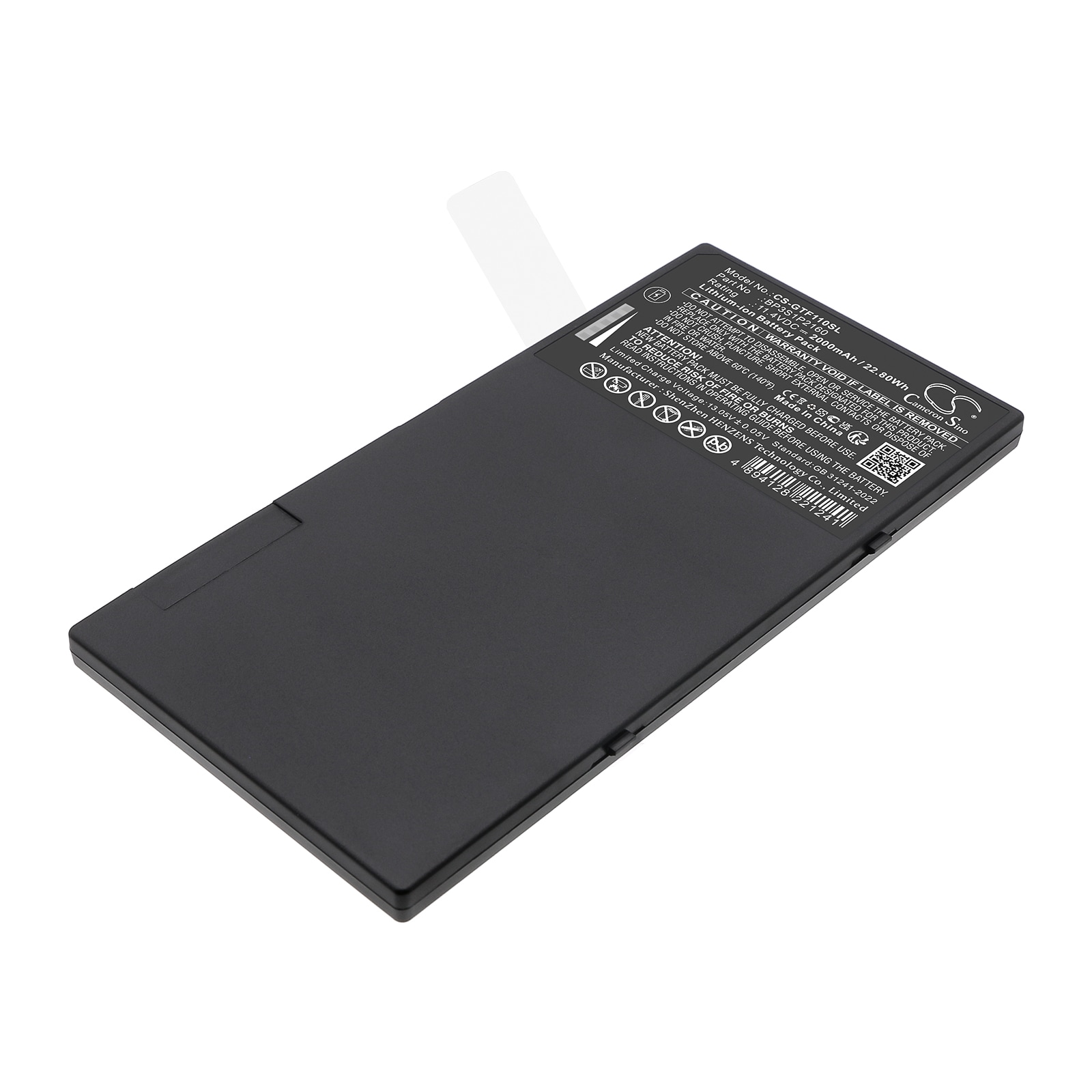 Batteri til tablet til Getac F110 G2, F110 G2-Core i5 5300U 2 3 GHz, F110 GGA 734020 og andre.
