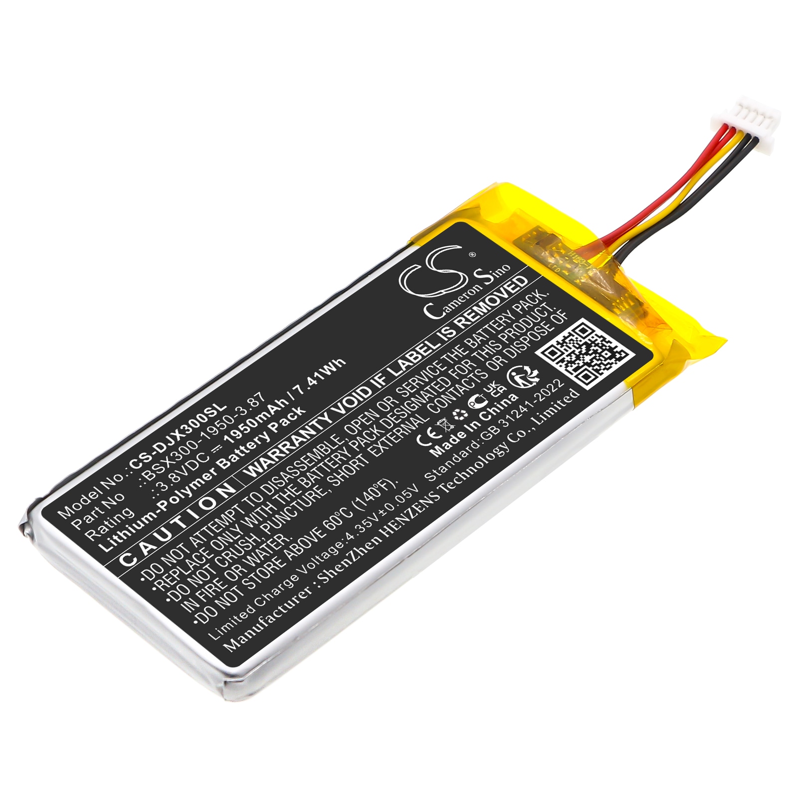 Batteri til mikrofon til DJI MIC Mini