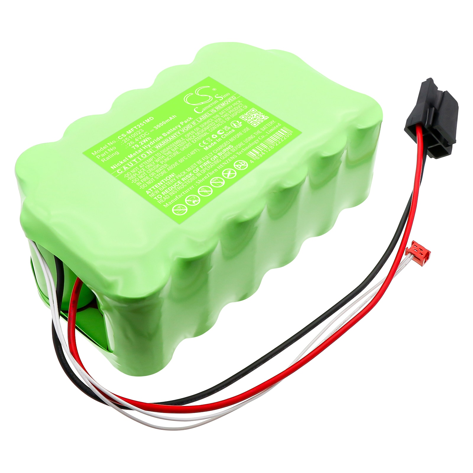 Batteri til medicinsk udstyr til Molift AIR 2510023, Air 300, HI-TRAC osv.