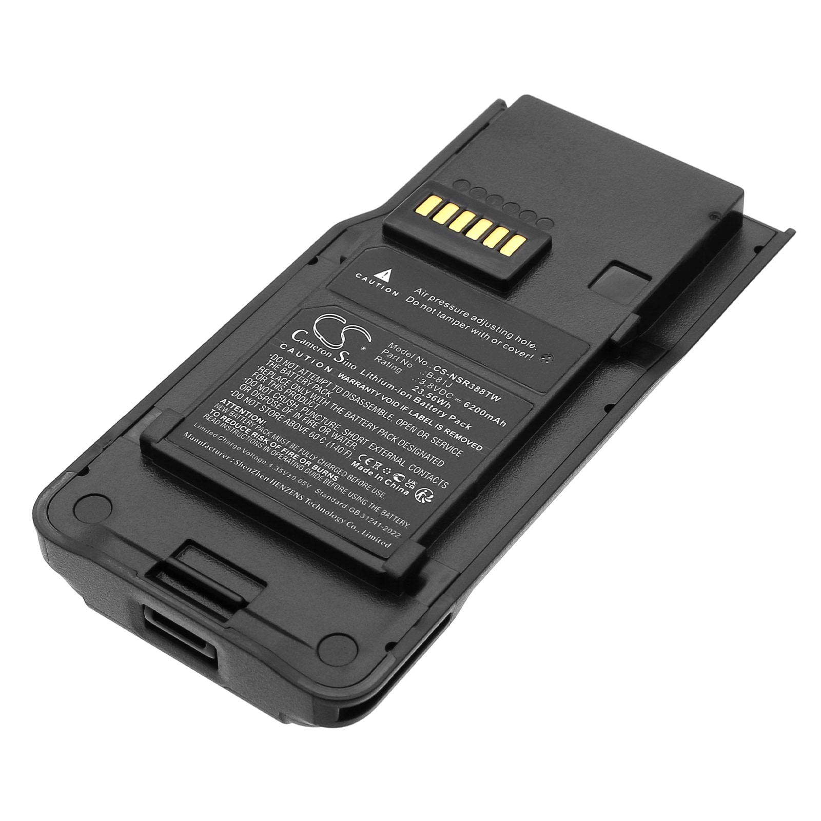 Batteri til tovejsradio til Inrico S380